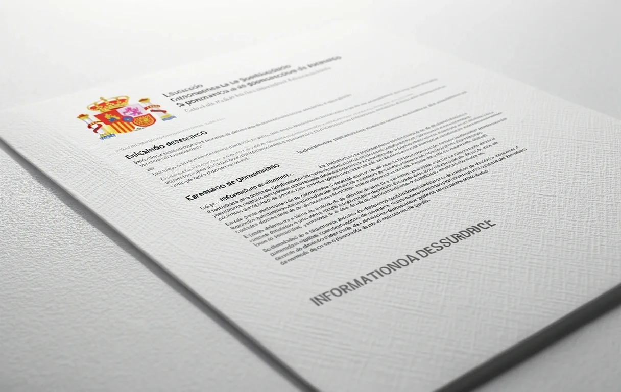 Documentación administrativa oficial