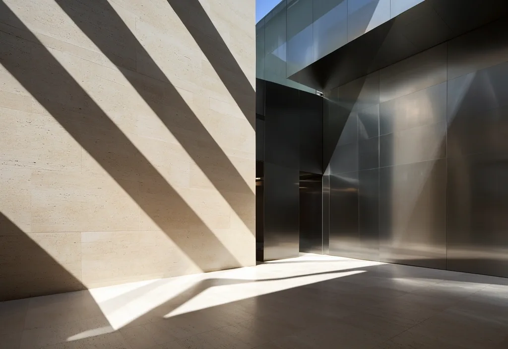 Abstract architectural detail